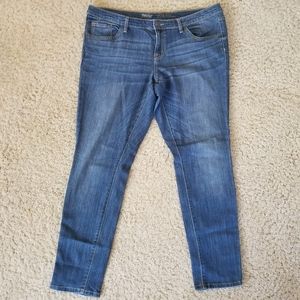 Mossimo Medium Wash Low-Rise Skinny Jeans